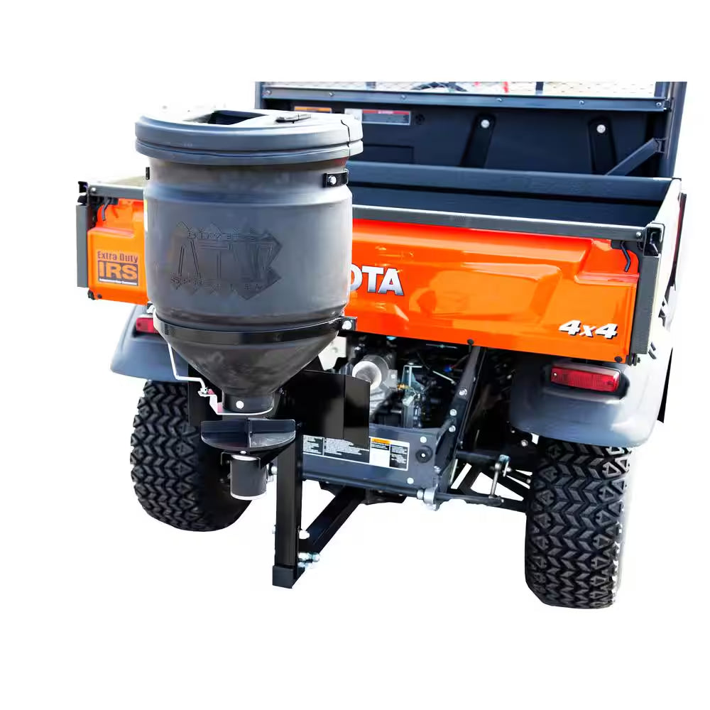 15 Gal. UTV Mounted All Purpose Broadcast Spreader for Rock Salt, Feed, Seed and Fertilizer