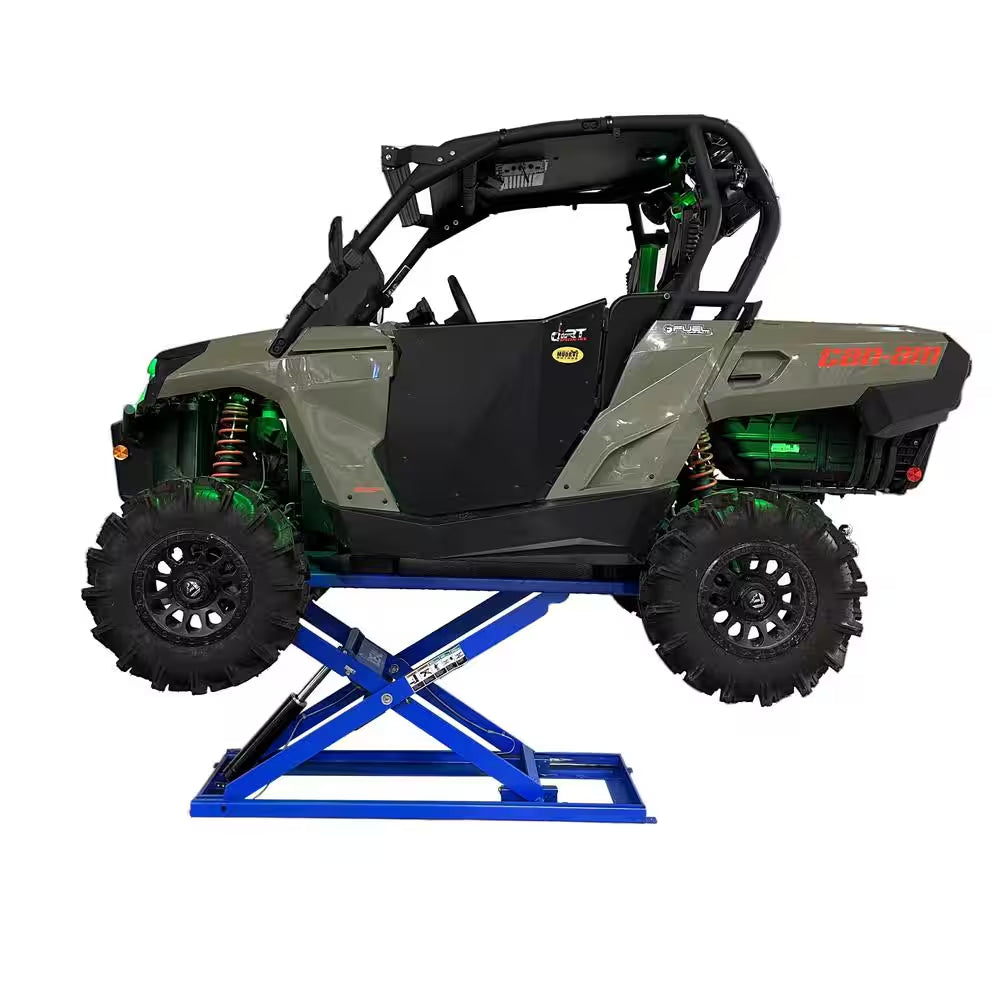 UTV/ATV Table Scissor Lift 2500 Lbs. Weight Capacity with Portability