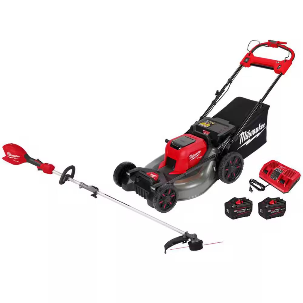 M18 FUEL Brushless Cordless 21 In. Walk behind Dual Battery Self-Propelled Mower W/(2) 12.0Ah FORGE Battery and Charger