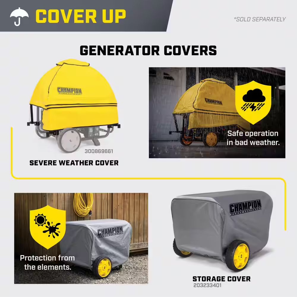 5000/4000-Watt Electric Start Tri Fuel Portable Generator with Free 3-Year Warranty for RV and Home