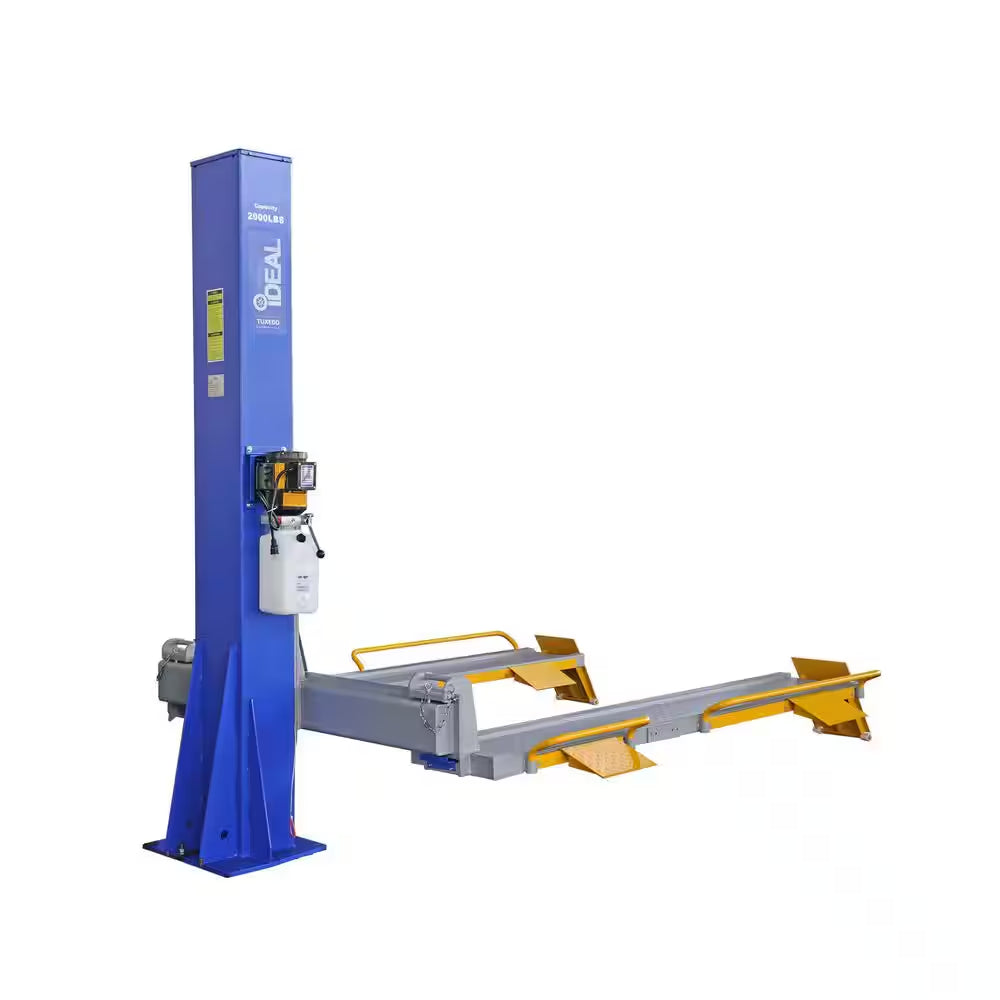 Ideal Single Column UTV and Mower Storage/ Service Lift 2,000 Lbs.