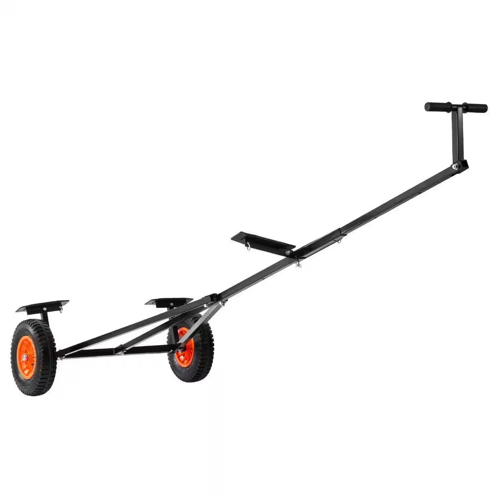 420Lbs Boat Trailer Dolly Mover Adjustable Length with 15.7 In. Pneumatic Tires
