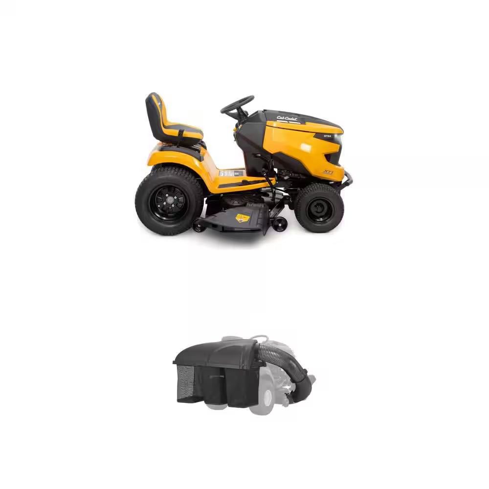 XT1 Enduro 54 In. 24 HP Gas Riding Lawn Tractor with 50/54 In. Triple Bagger Combo