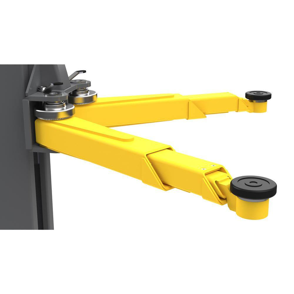 10APX-181 2-Post Vehicle Lift 10,000 Lb Capacity-Adaptable Clearfloor with Adjustable Width and 220V Power Unit Included