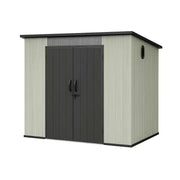 8 Ft.W X 6 Ft.D Resin Outdoor Storage Shed with Lockable Double Doors(48 Sq.Ft)
