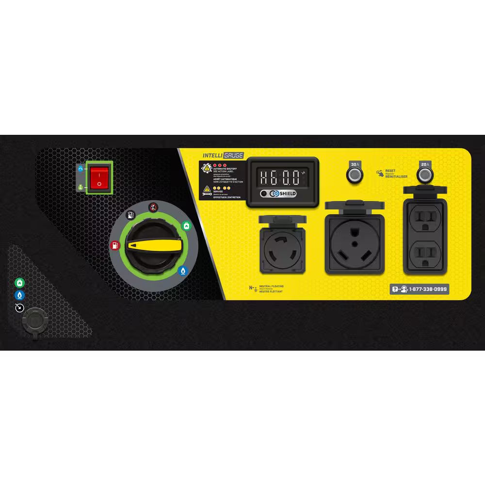 5000/4000-Watt Electric Start Tri Fuel Portable Generator with Free 3-Year Warranty for RV and Home