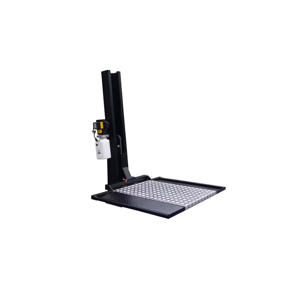 Single Column Lawn Mower Storage Lift 2,000 Lbs. with 110-Volt Duro Included