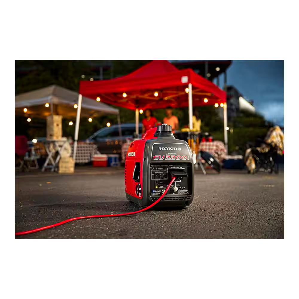 2,200-Watt/1,800-Watt Recoil Start Gasoline Powered Inverter Generator with Advanced CO Shutdown