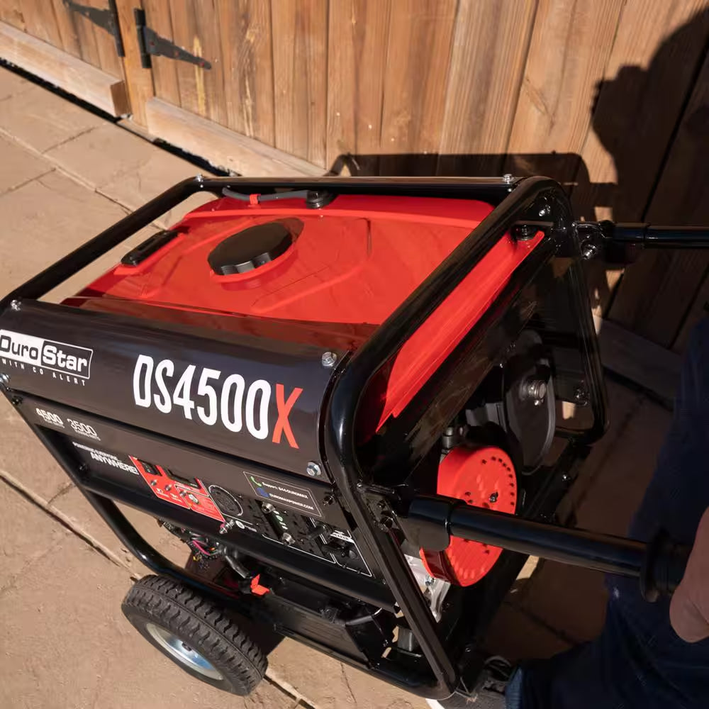 4,500-Watt/3,500-Watt 210Cc Electric Start Gas Portable Generator with CO Alert
