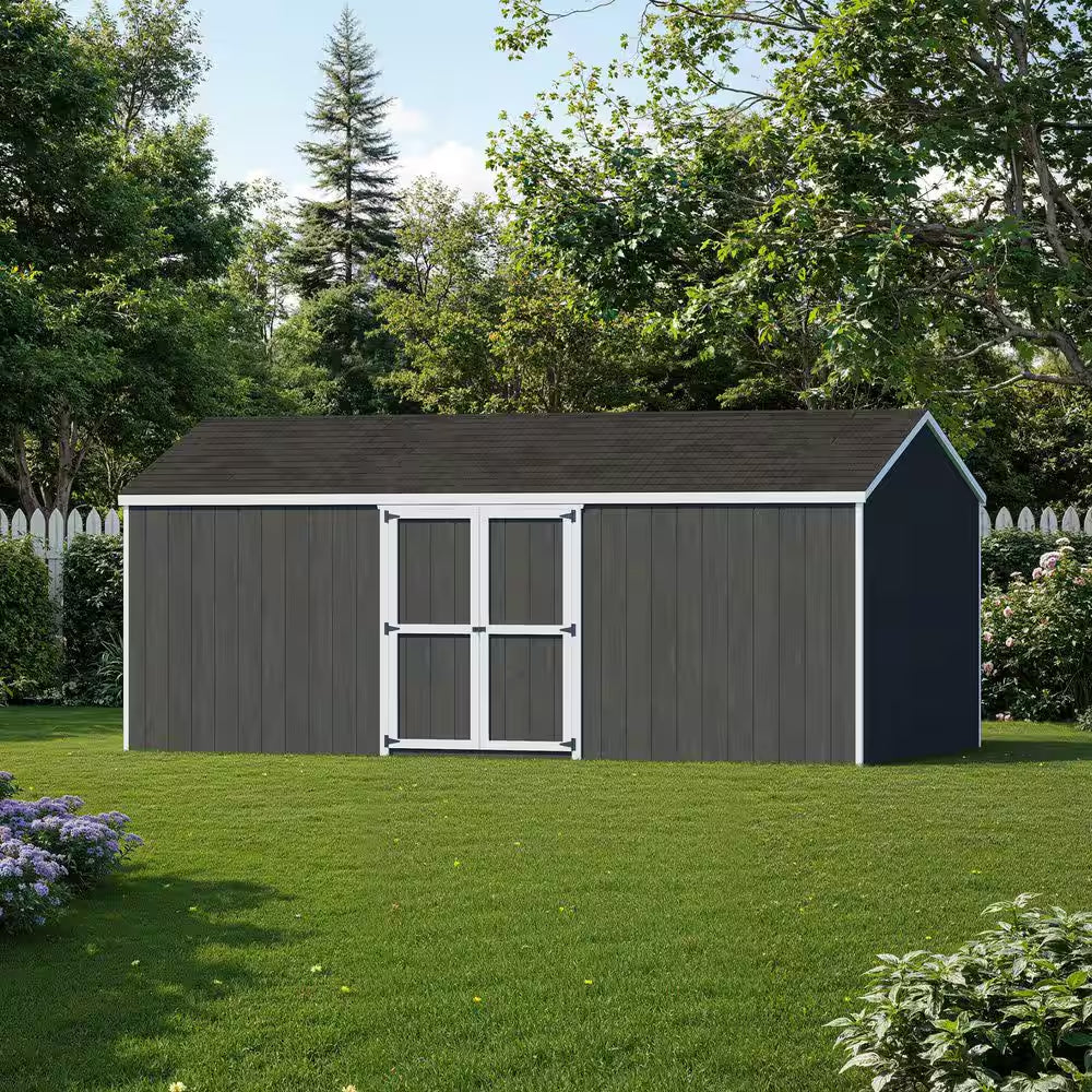 Value Gable 10 Ft. X 20 Ft. Outdoor Wood Storage Shed with Side Entry Do-It-Yourself Kit (200 Sq. Ft. )