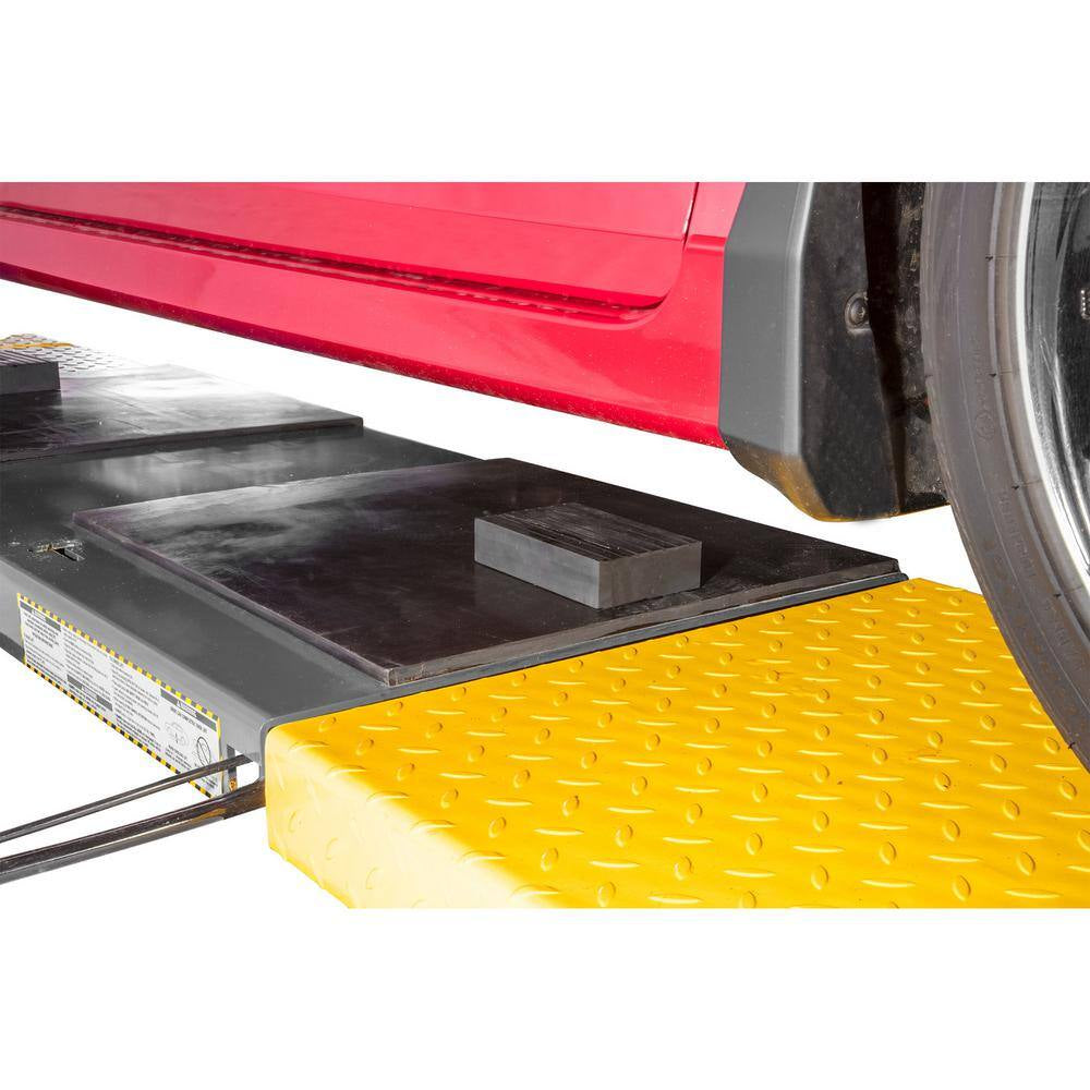P-9000LT Pit-Style Low-Rise Scissor Car Lift 9000 Lbs. Capacity - Open-Center with 220V Power Unit Included