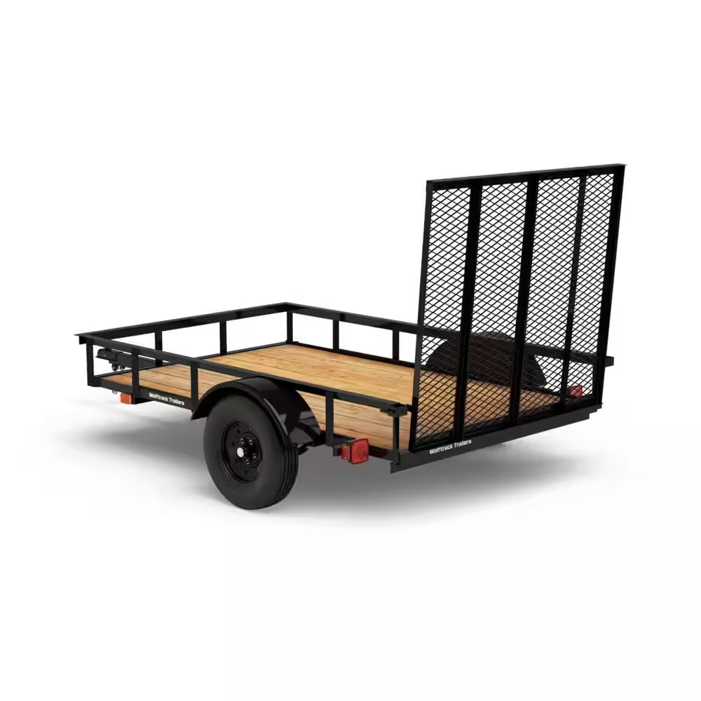 5 Ft. X 8 Ft. Utility Trailer, Wood Floor, 1450 Lb. Payload Capacity