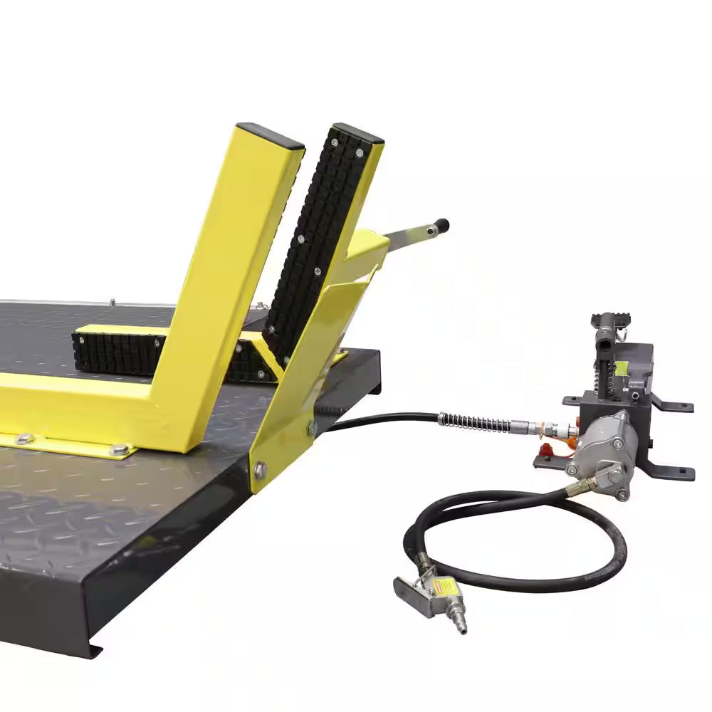 RML-1500XL Deluxe Extended Motorcycle and ATV Lift Platform with Front Wheel Vise, 1500 Lb. Capacity