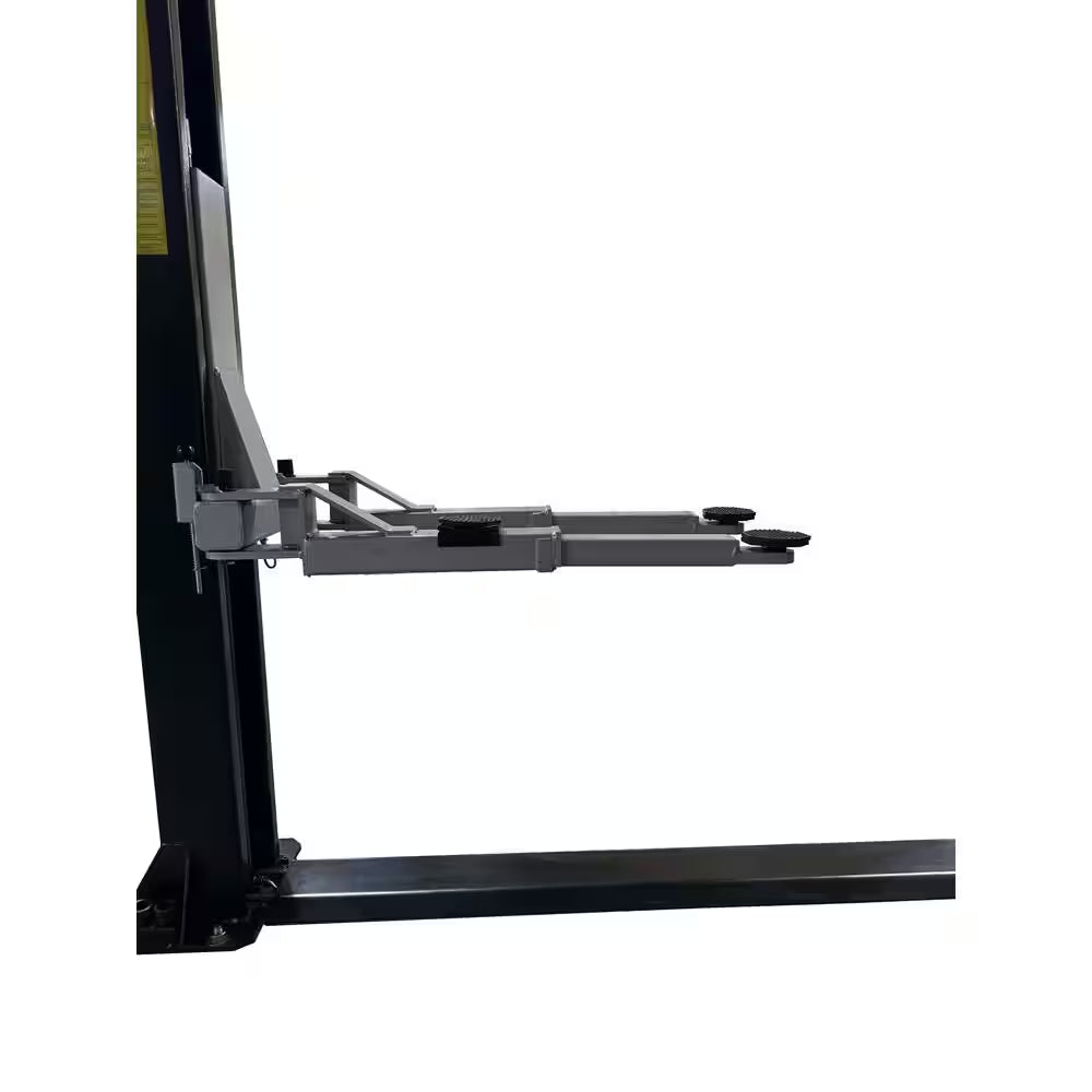 Symmetric 2 Post Car Lift 9,000 Lbs. Capacity Heavy Duty in Black