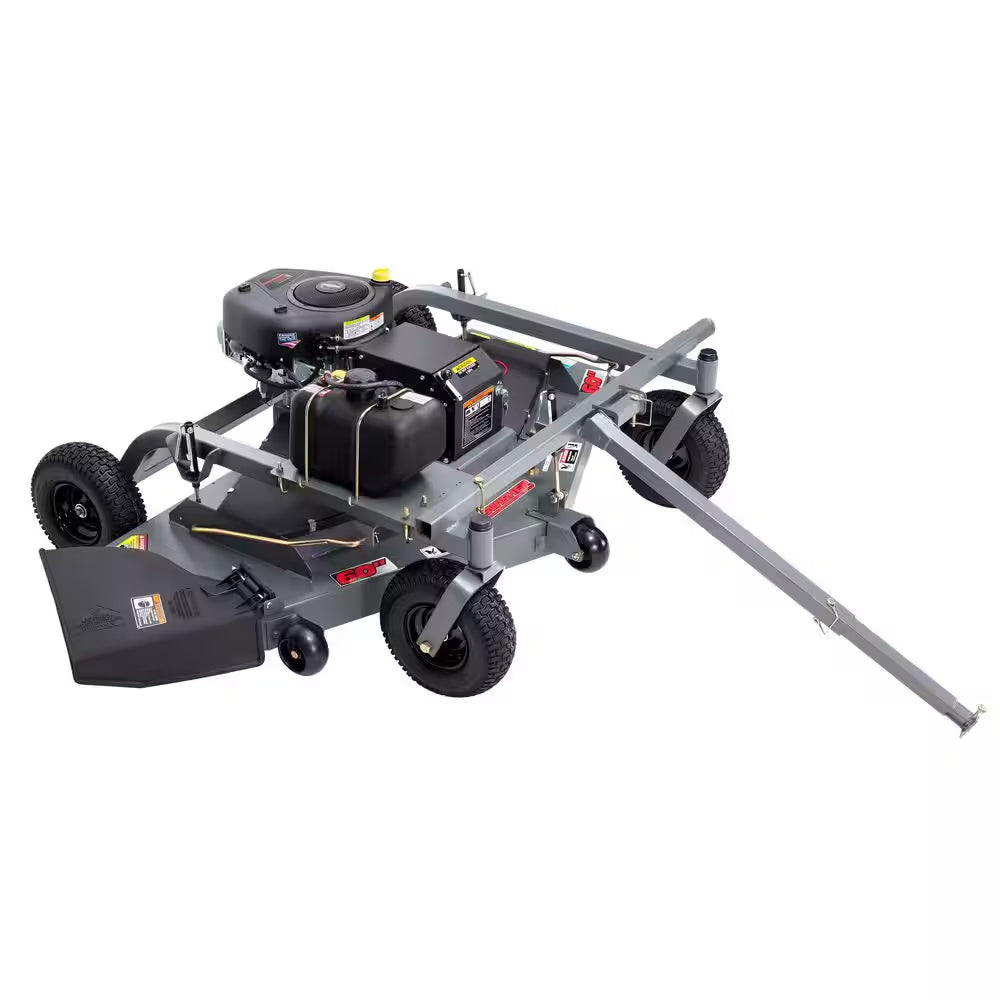 60 In. 15.5-HP 500 Cc Briggs & Stratton Electric Start Pull-Behind Finish Cut Lawn Mower