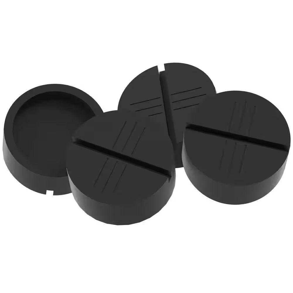 Slipover round Pinch Weld Pad for 2 Post Car Lift with up to 10000 Lb. Capacity, Set of 4