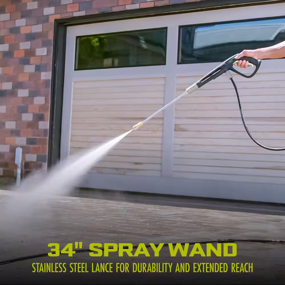 2030 MAX PSI (PWMA Certified) 1.2 GPM 13 Amp Cold Water Corded Electric Pressure Washer