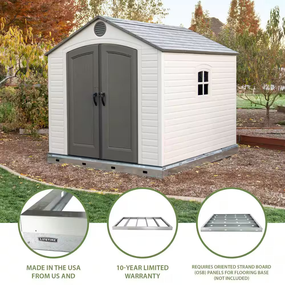 Foundation Kit for 8 Ft. X 10 Ft. and 10 Ft. X 8 Ft. Sheds-Only