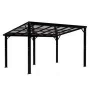 14 Ft. X 10 Ft. Outdoor Hardtop Gazebo Patio Pergola with Tinted Polycarbonate Roof