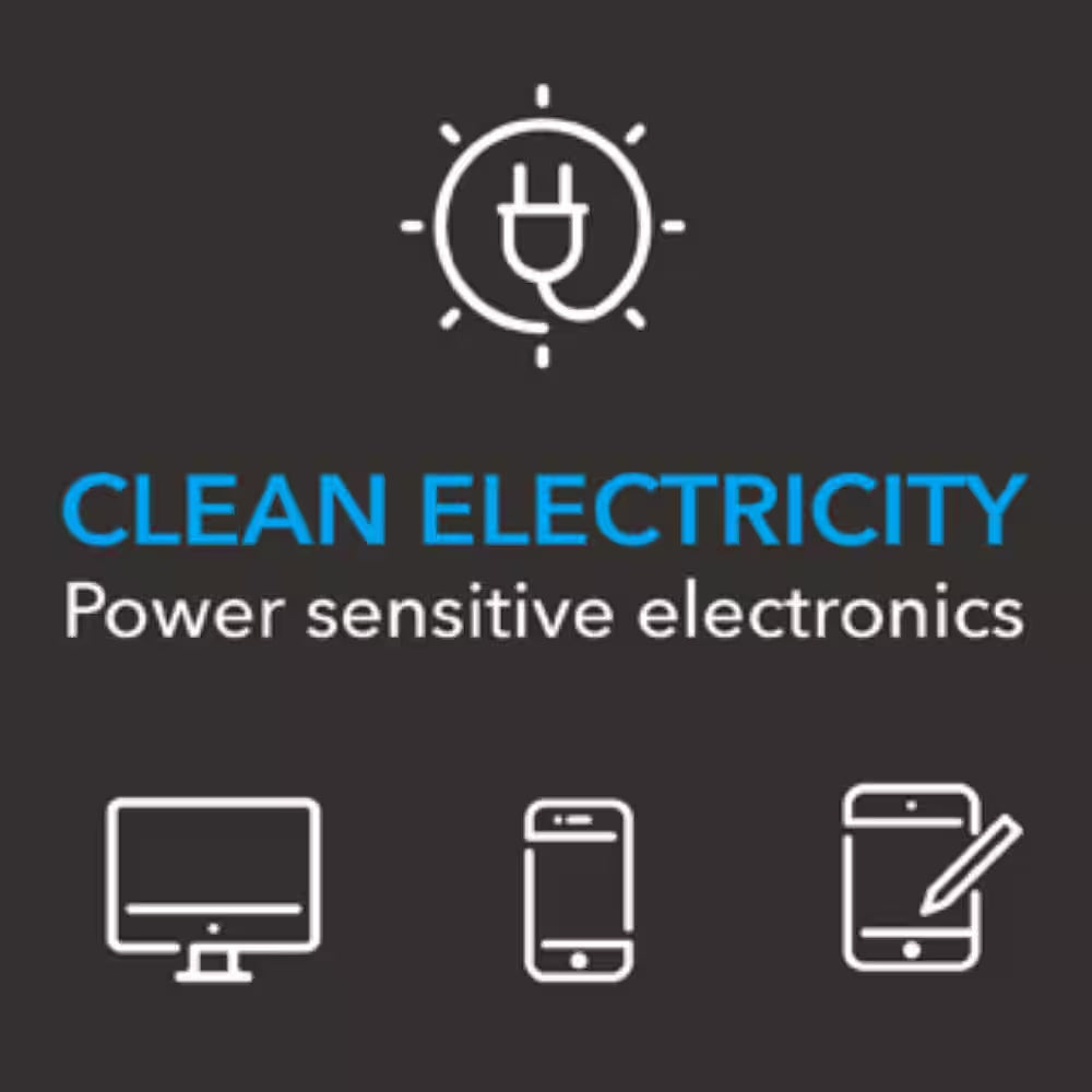1000-Watt Quiet Portable Power Station with Push Button Start Battery Generator for Outdoors, Home, and Solar Charging