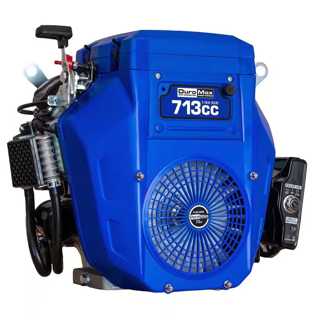 713Cc 1 In. Gasoline Multi-Purpose Horizontal Key Shaft Electric Start V-Twin Portable Engine 50-State