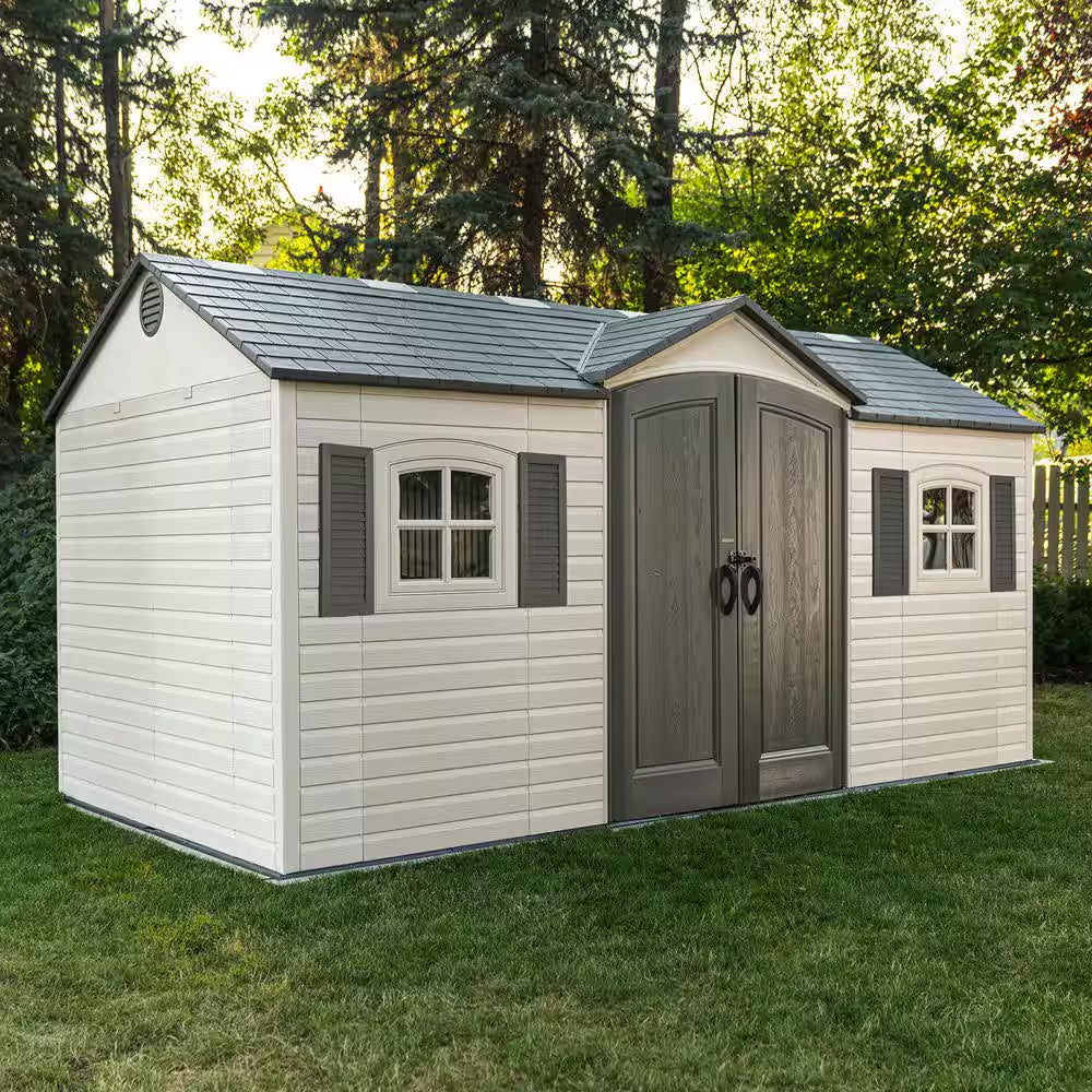 Legacy 15 Ft. W X 8 Ft. D Resin Outdoor Storage Shed (109 Sq. Ft.)
