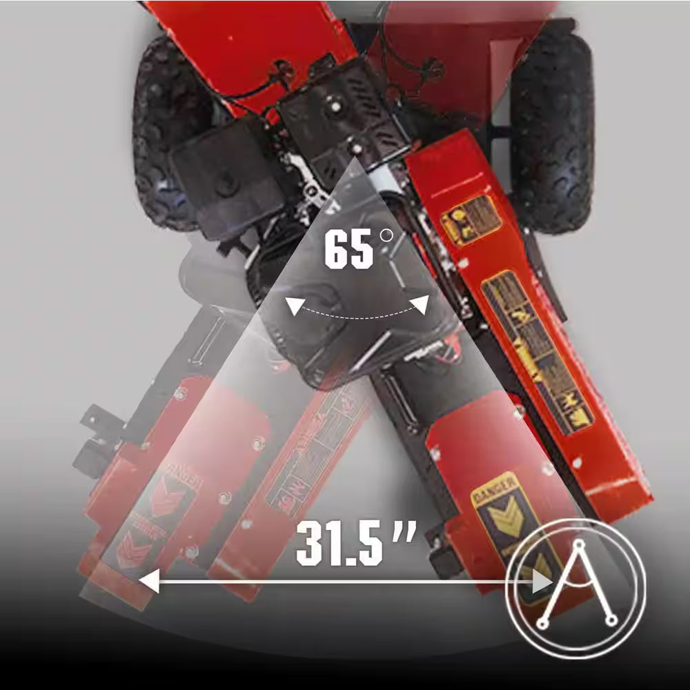15 In. 15 HP 420 Cc Gas Powered Stump Grinder with DUCAR Engine and Electric Start