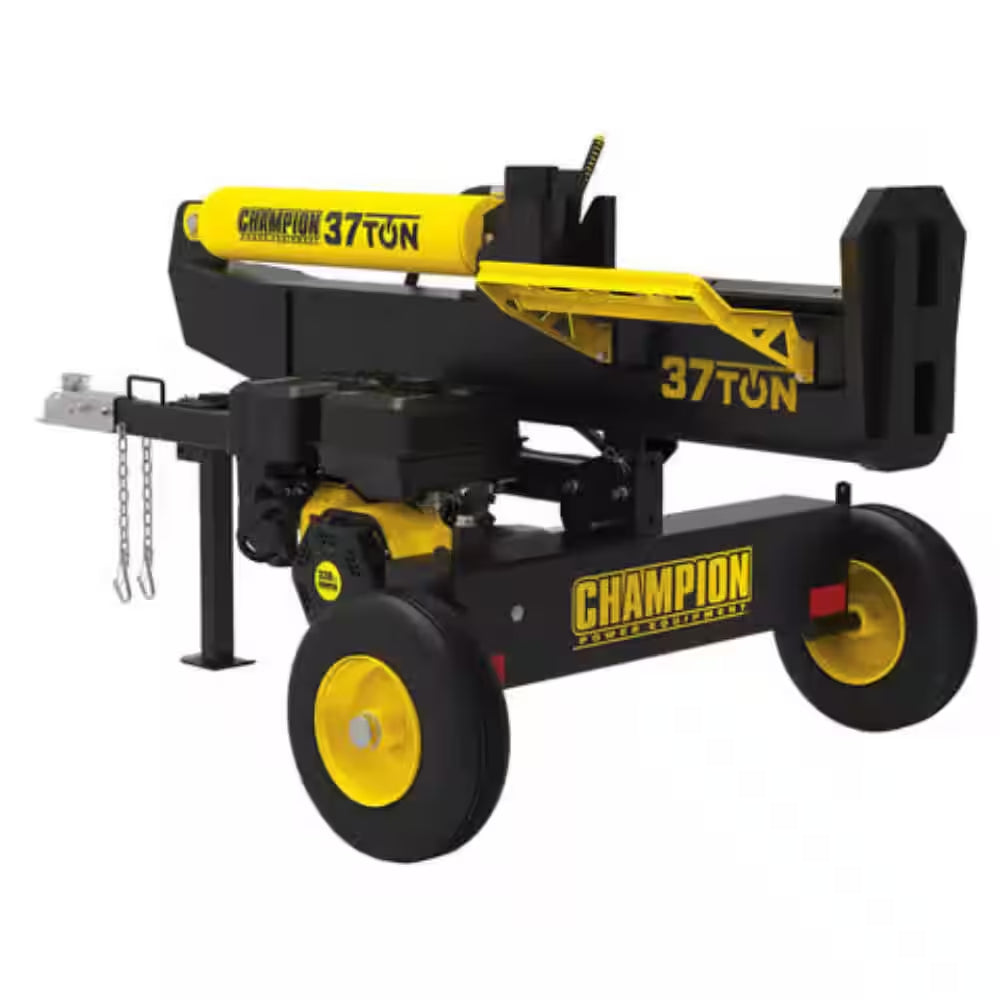 37 Ton 338Cc Full Beam Vertical/Horizontal Op and Auto Return Gas Wood Log Splitter with Oil Funnel and Hydraulic Oil